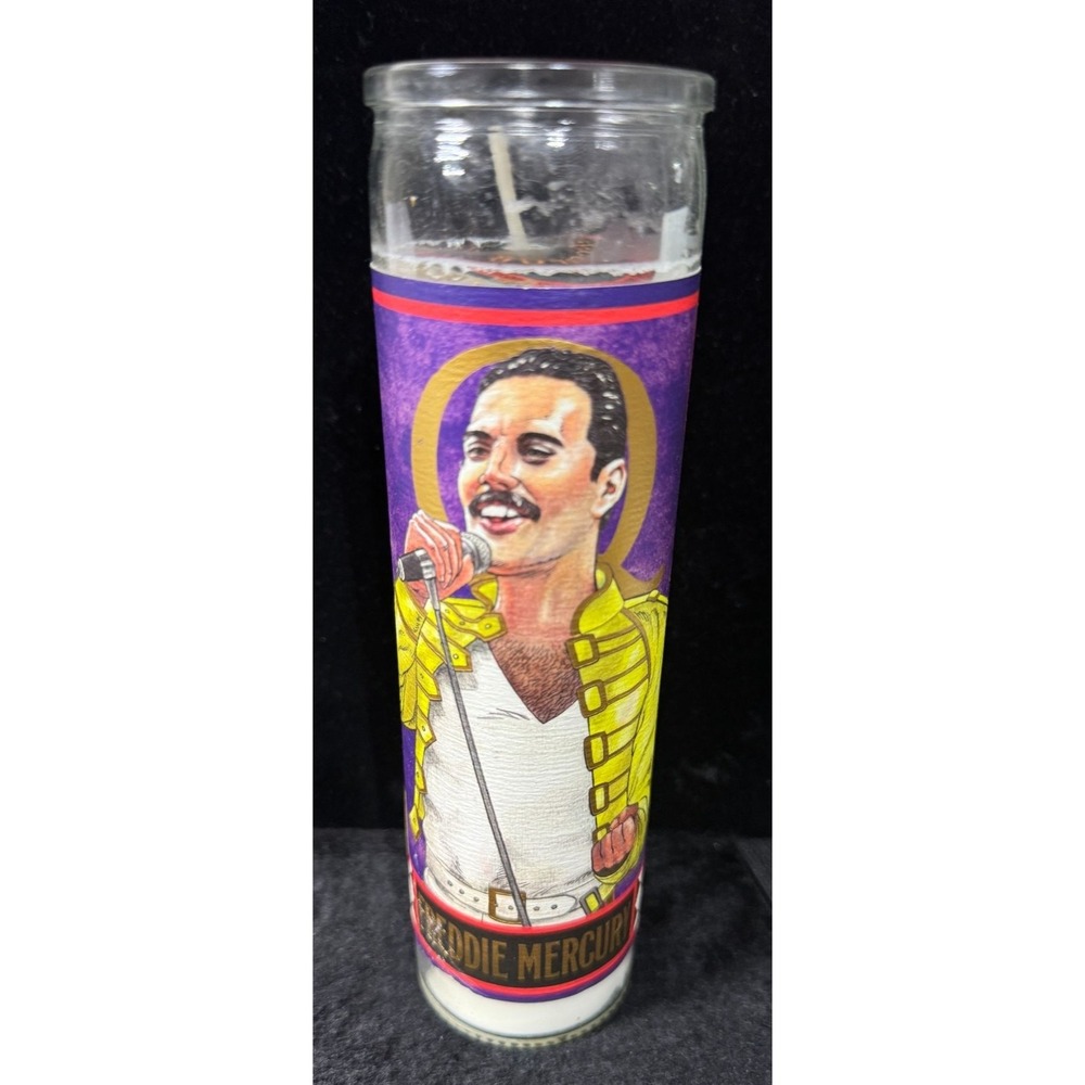 Queen Freddie Mercury Secular Saint Candle Unemployed Philosophers Guild
